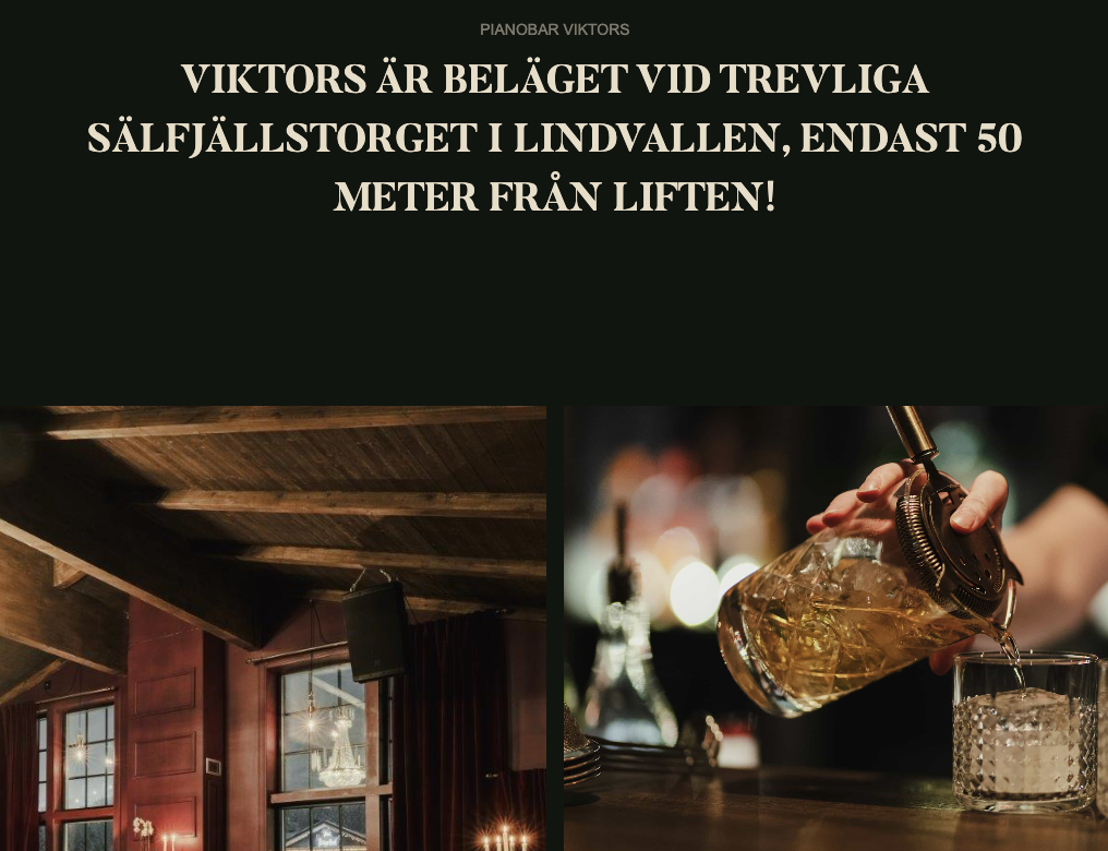 cooktailbar viktors sälen